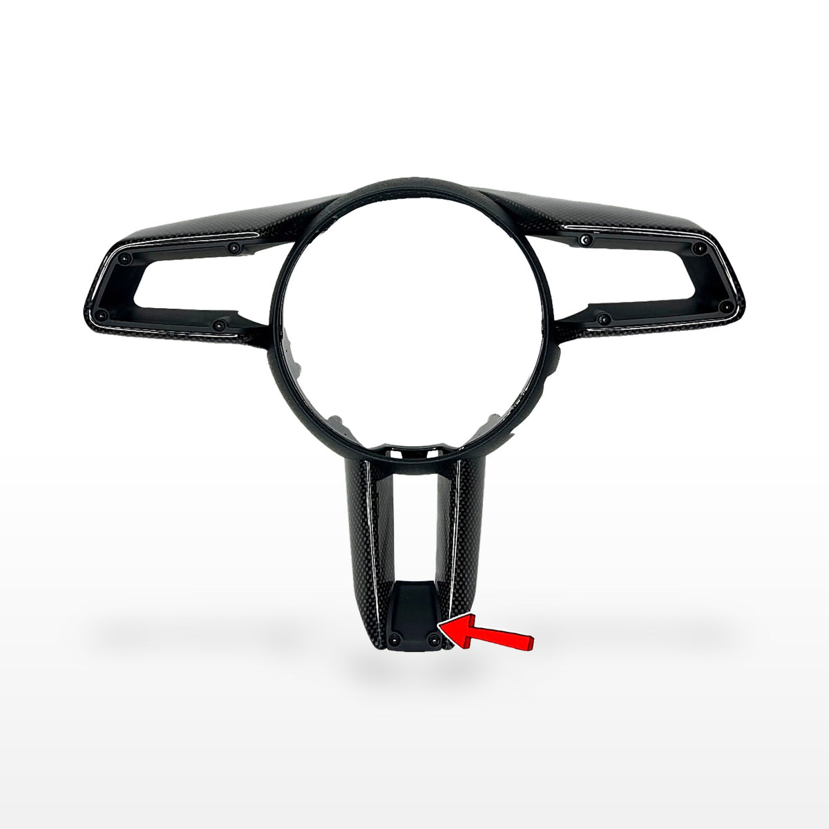 Garniture Centrale de Volant Carbone - Porsche 992 GT3, GT3 RS, GTS