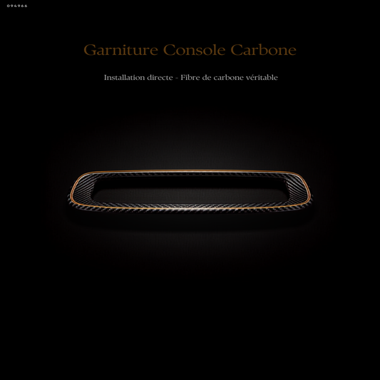 Garniture console centrale fibre de carbone VW Golf 7 GTI R