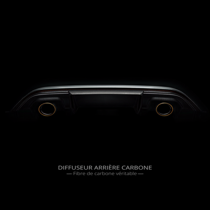 Diffuseur arrière fibre de carbone BMW M3 M4 F80 F82