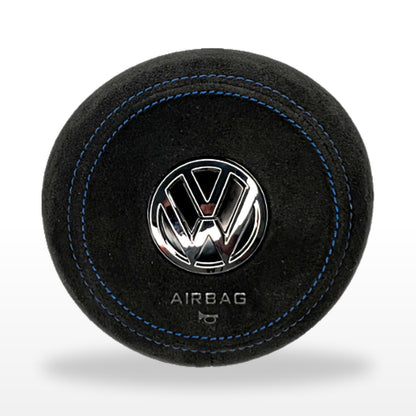 Couvercle d'Airbag Alcantara, Cuir ou Carbone - VW Golf 7, Polo, Tiguan, Scirocco