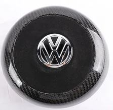 Couvercle d'Airbag Alcantara, Cuir ou Carbone - VW Golf 7, Polo, Tiguan, Scirocco