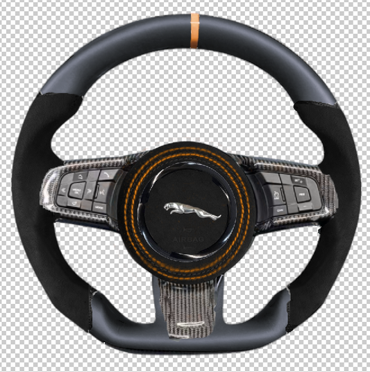 Volant personnalisé Jaguar - Fabrice